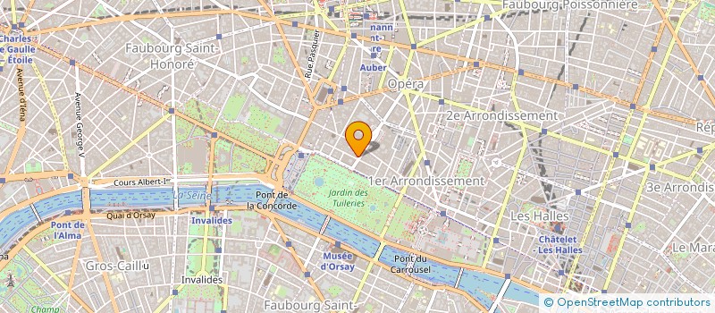 localisation de l'entreprise PARIS INSTITUTE  PARIS