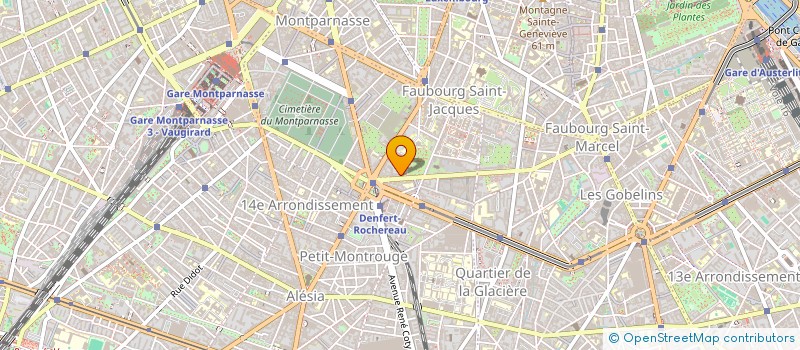 localisation de l'entreprise PARIS INTER CREATION  PARIS