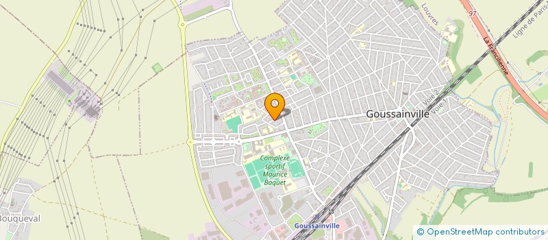 localisation de l'entreprise PARIS INTERIM à GOUSSAINVILLE