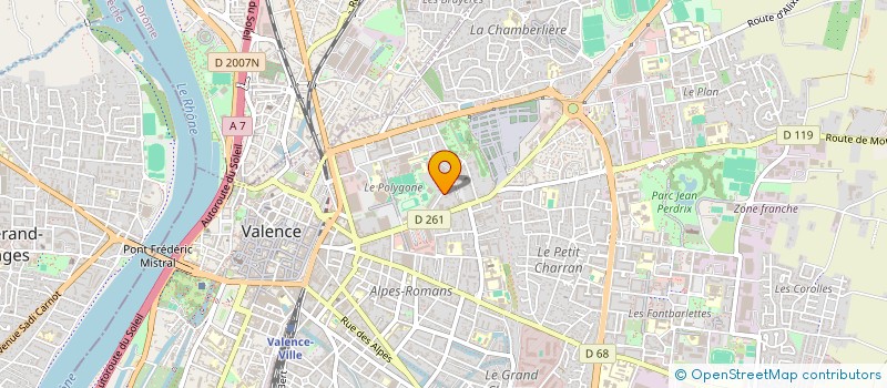 localisation de l'entreprise PARIS INVEST à VALENCE