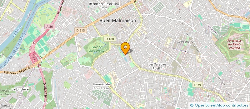 localisation de l'entreprise PARIS INVEST à RUEIL-MALMAISON