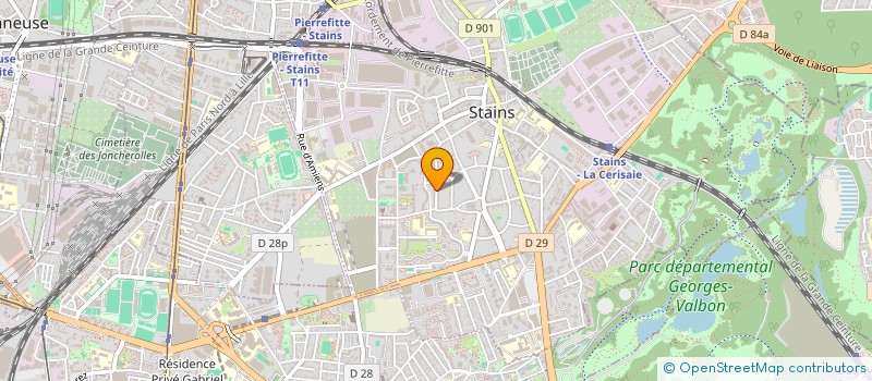 localisation de l'entreprise PARIS ISLAND à STAINS