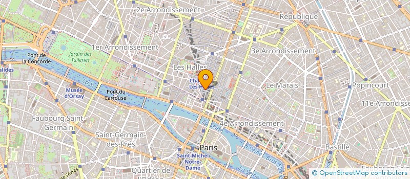 localisation de l'entreprise PARIS JAZZ CLUB  PARIS