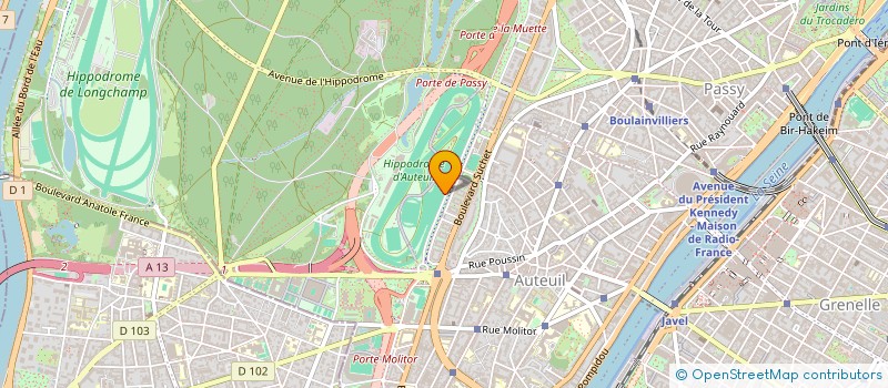 localisation de l'entreprise PARIS KLEBER AUTOMOBILE à PARIS
