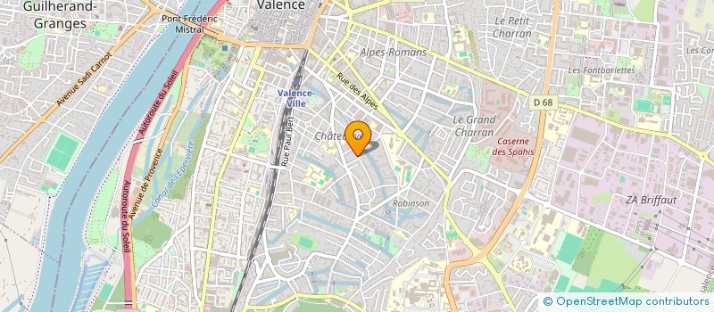 localisation de l'entreprise PARIS KRIBI  VALENCE