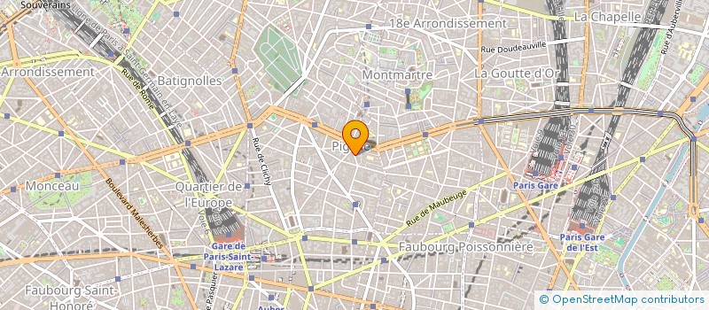 localisation de l'entreprise PARIS L BLUES  PARIS