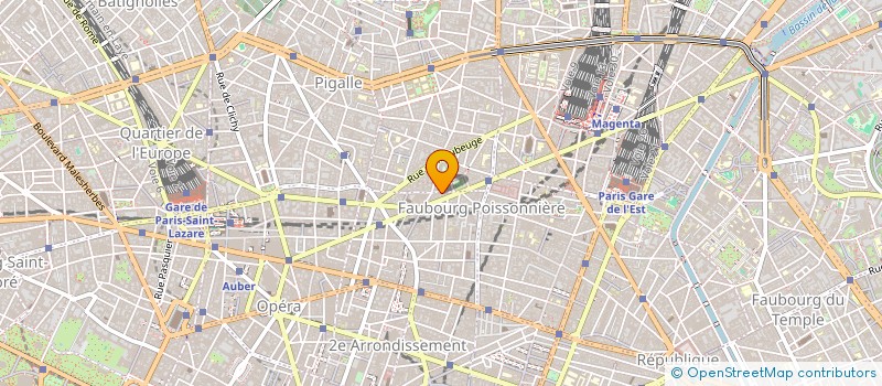 localisation de l'entreprise PARIS LA ROCHELLE DE PEINTURE  PARIS