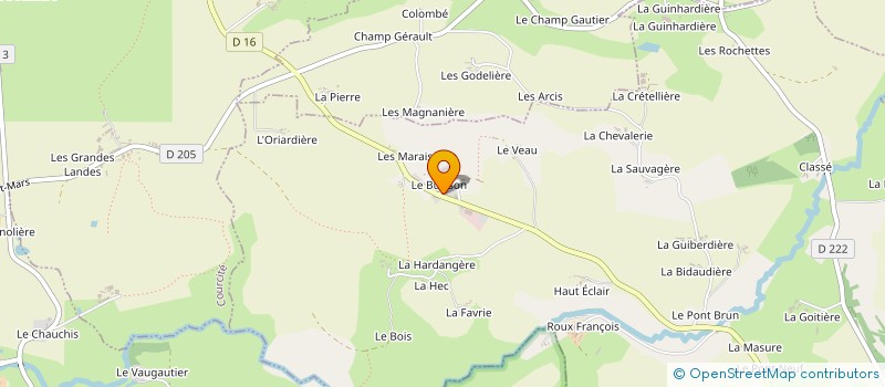 localisation de l'entreprise PARIS LABARTHE  SAINT-MARS-DU-DESERT