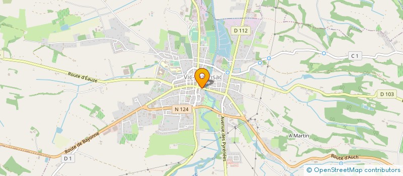 localisation de l'entreprise PARIS LAURENT à VIC-FEZENSAC