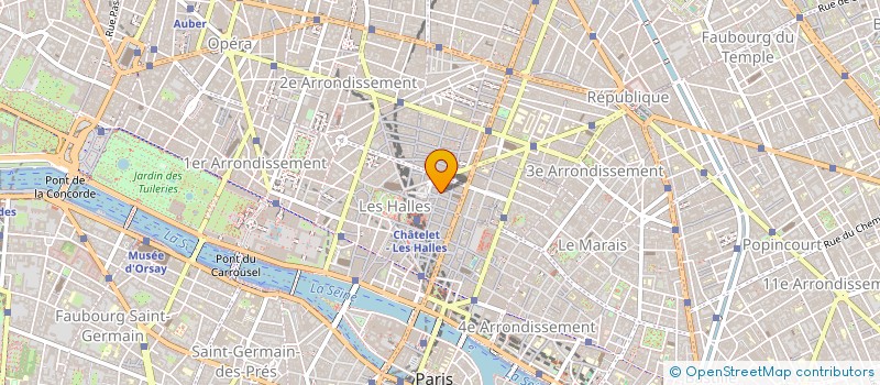 localisation de l'entreprise PARIS LESCOT O'CD à PARIS
