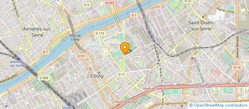 localisation de l'entreprise PARIS LIFT TRADING à CLICHY