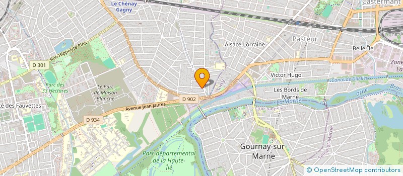 localisation de l'entreprise PARIS LILLE AUTO à GAGNY