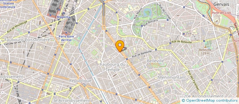 localisation de l'entreprise PARIS LIMOUSINE INTERNATIONAL à PARIS