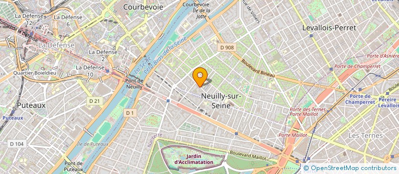 localisation de l'entreprise PARIS LOISIRS BALADES à NEUILLY-SUR-SEINE