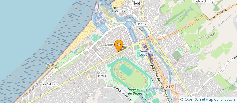 localisation de l'entreprise PARIS LONDRES GENEVE-PLG CONSEILS  DEAUVILLE