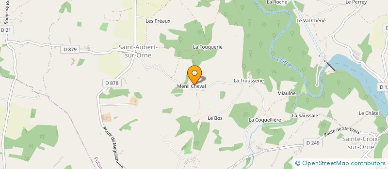 localisation de l'entreprise PARIS-LOUVET SCI à PUTANGES-LE-LAC