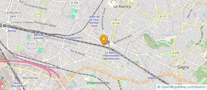 localisation de l'entreprise PARIS LUXE LIMOUSINES  MANNEVILLE-LA-RAOULT