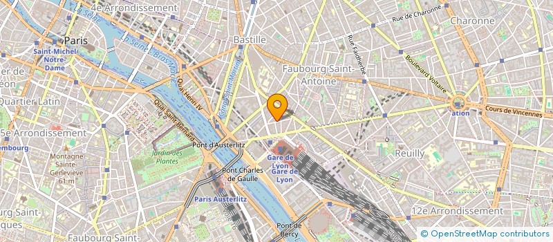localisation de l'entreprise PARIS LYON à PARIS