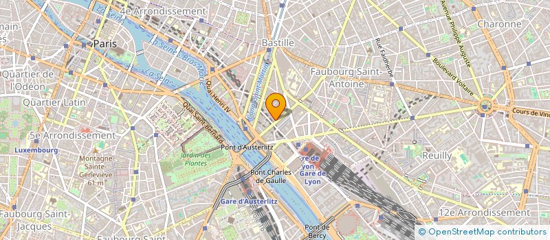 localisation de l'entreprise PARIS LYON SERVICES  PARIS