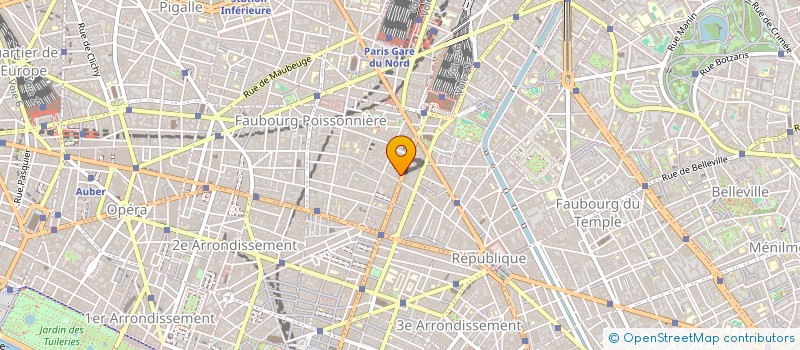 localisation de l'entreprise PARIS MAJOR SA  PARIS