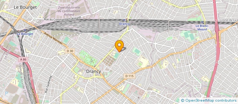 localisation de l'entreprise PARIS MATERIAUX à DRANCY