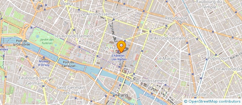localisation de l'entreprise PARIS MEDIAS à PARIS