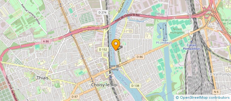 localisation de l'entreprise PARIS MENAGE & SERVICES à CHOISY-LE-ROI
