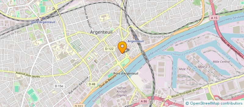 localisation de l'entreprise PARIS MEUBLES 2  ARGENTEUIL