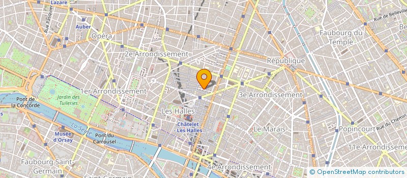 localisation de l'entreprise PARIS'MOD à PARIS