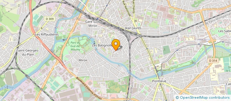 localisation de l'entreprise PARIS MODE à LE MANS