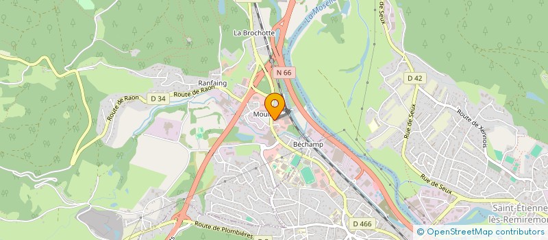 localisation de l'entreprise PARIS MODE  SAINT-NABORD