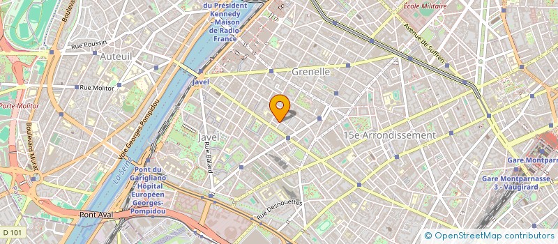 localisation de l'entreprise PARIS MODERNE BATIMENT  PARIS