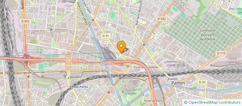 localisation de l'entreprise PARIS MOI - PARIS ME à AUBERVILLIERS