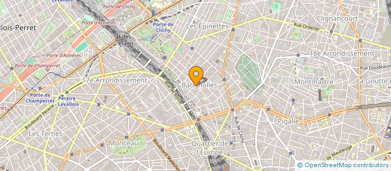 localisation de l'entreprise PARIS MONCEAU INVESTISSEMENTS - PMI  PARIS