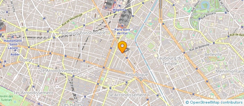 localisation de l'entreprise PARIS MONTREUIL  PARIS