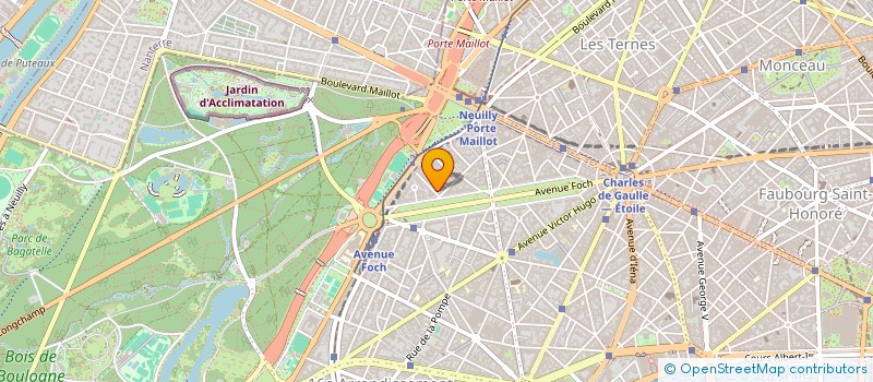 localisation de l'entreprise PARIS MOTORS CAR  PARIS