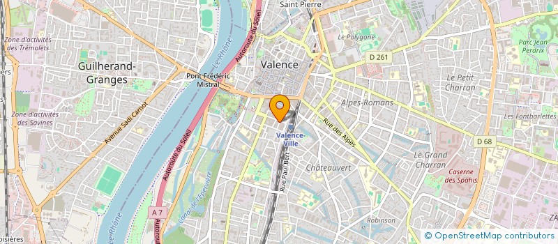 localisation de l'entreprise PARIS NAILS  VALENCE