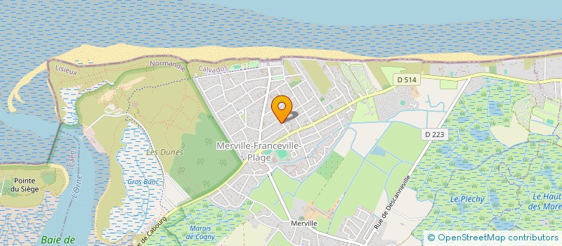 localisation de l'entreprise PARIS NAPOLEON  MERVILLE-FRANCEVILLE-PLAGE