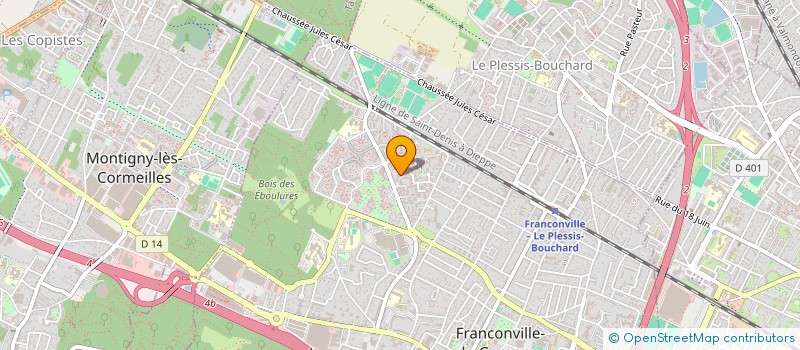 localisation de l'entreprise PARIS NATURE COSMETIQUES  FRANCONVILLE LA GARENNE