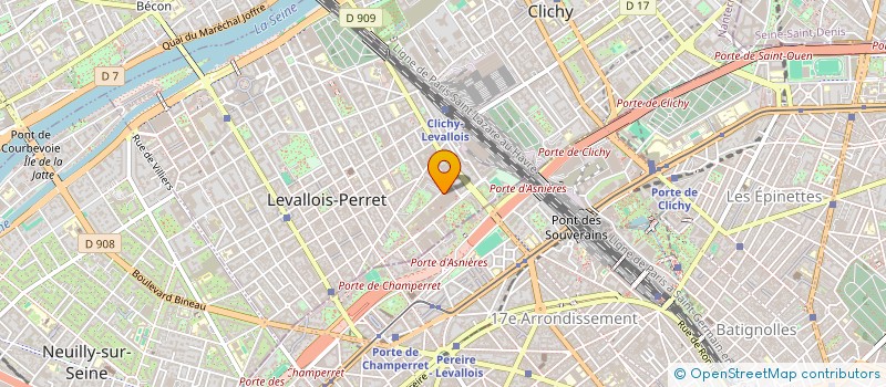 localisation de l'entreprise PARIS NAVETTES EXPRESS à LEVALLOIS-PERRET