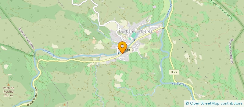 localisation de l'entreprise PARIS-NICE  VILLENEUVE-LES-CORBIERES