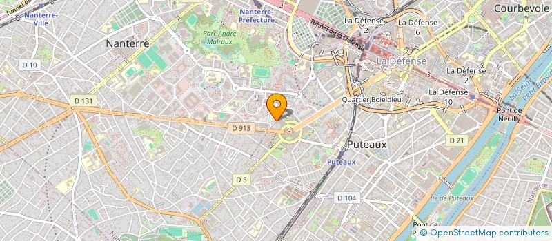 localisation de l'entreprise PARIS NORD  PUTEAUX