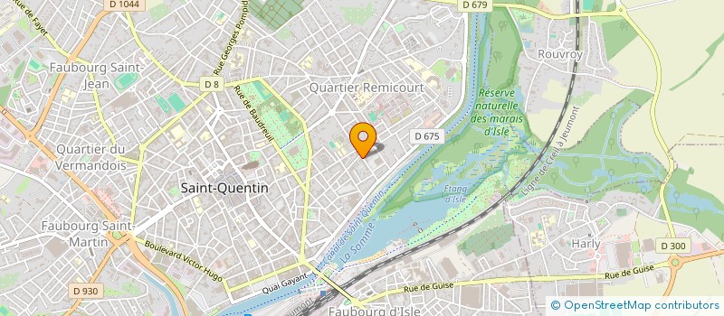 localisation de l'entreprise PARIS NORD  SAINT-QUENTIN