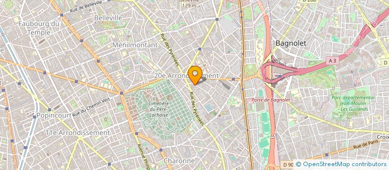 localisation de l'entreprise PARIS NORD EST  PARIS