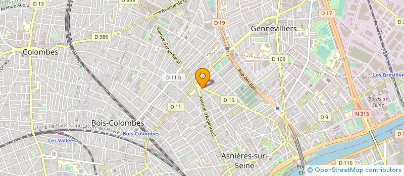 localisation de l'entreprise PARIS-NORD SERVICES à ASNIERES-SUR-SEINE