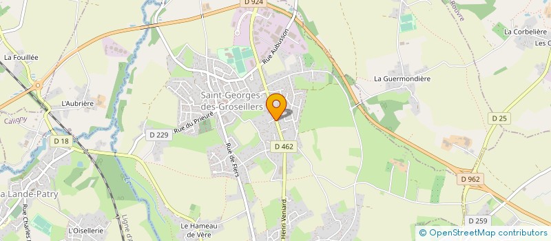 localisation de l'entreprise PARIS NORMANDIE à SAINT-GEORGES-DES-GROSEILLERS