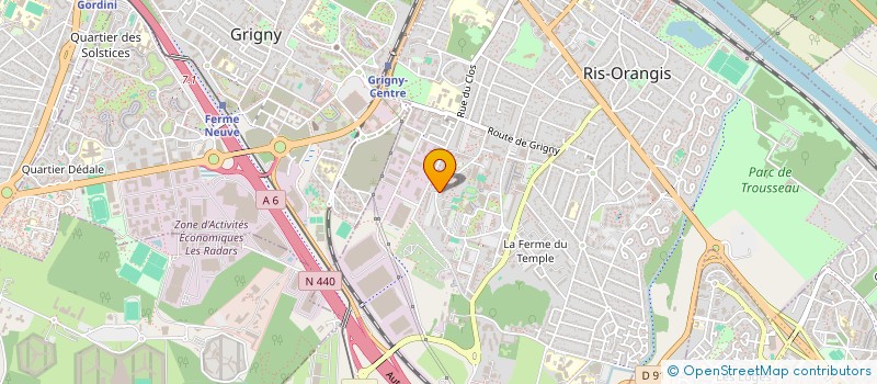 localisation de l'entreprise PARIS O  RIS-ORANGIS