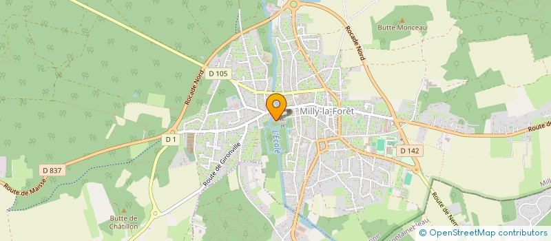 localisation de l'entreprise PARIS-ONCY  BORDEAUX