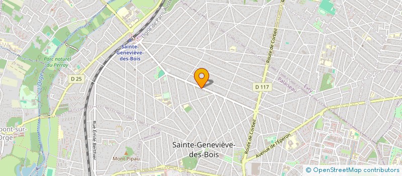 localisation de l'entreprise PARIS OUAKNINE DEMAY à SAINTE-GENEVIEVE-DES-BOIS