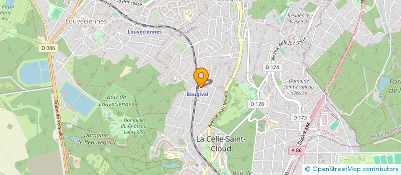 localisation de l'entreprise PARIS OUEST  LA CELLE-SAINT-CLOUD